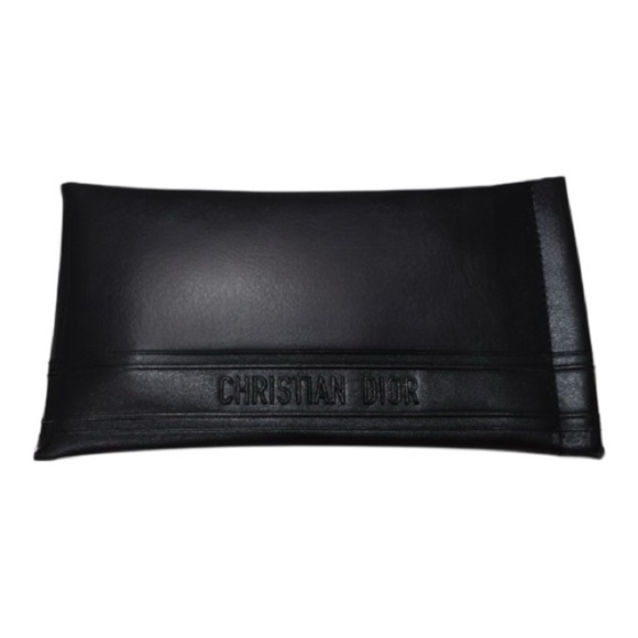 Christian Dior Black Leather sunglasses case - Picture 1 of 3